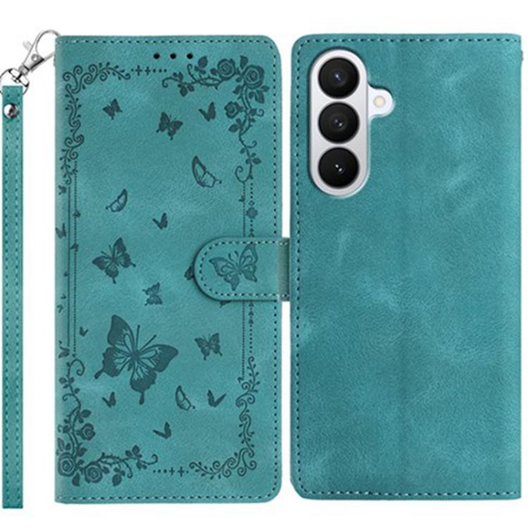 Custodia per telefono in pelle con motivo a farfalle "Giardino Segreto", For Samsung Galaxy A57 5G, For Samsung Galaxy A37 5G, For Samsung Galaxy A25E