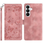 Custodia per telefono in pelle con motivo a farfalle "Giardino Segreto", For Samsung Galaxy A57 5G, For Samsung Galaxy A37 5G, For Samsung Galaxy A25E
