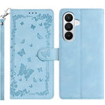 Custodia per telefono in pelle con motivo a farfalle "Giardino Segreto", For Samsung Galaxy A57 5G, For Samsung Galaxy A37 5G, For Samsung Galaxy A25E