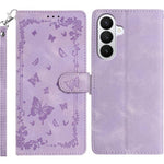 Custodia per telefono in pelle con motivo a farfalle "Giardino Segreto", For Samsung Galaxy A57 5G, For Samsung Galaxy A37 5G, For Samsung Galaxy A25E