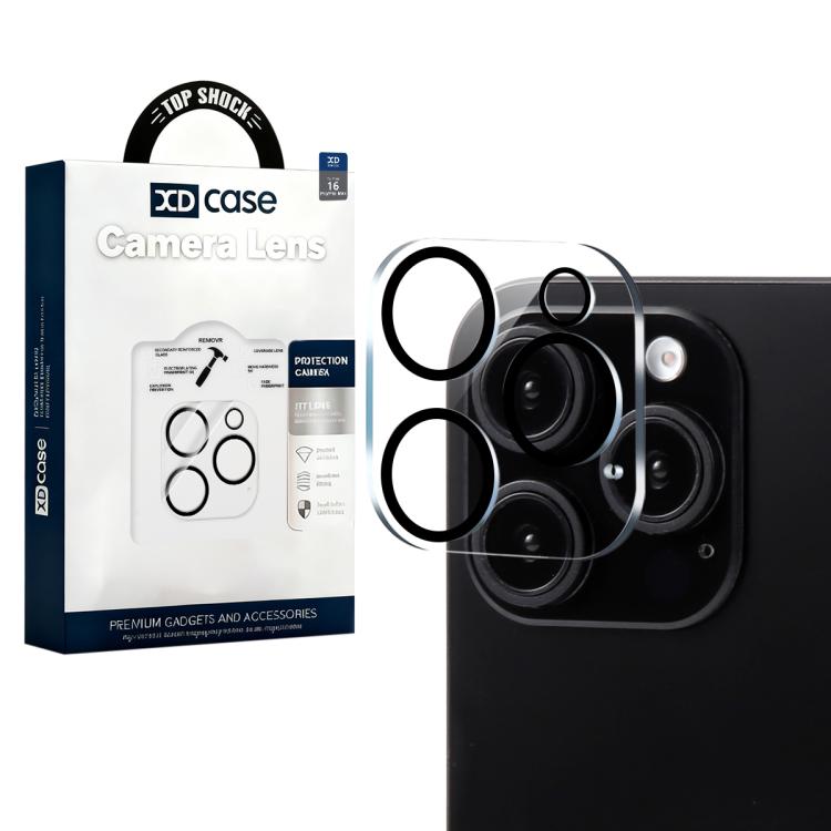 Pellicola per fotocamera posteriore integrata in vetro temperato con serigrafia XDcase, For iPhone 17 Pro Max, For iPhone 17 Pro, For iPhone 17, For iPhone Air, For iPhone 16 Pro / 16 Pro Max, For iPhone 16 / 16 Plus, For iPhone 15 Pro / 15 Pro Max    ...