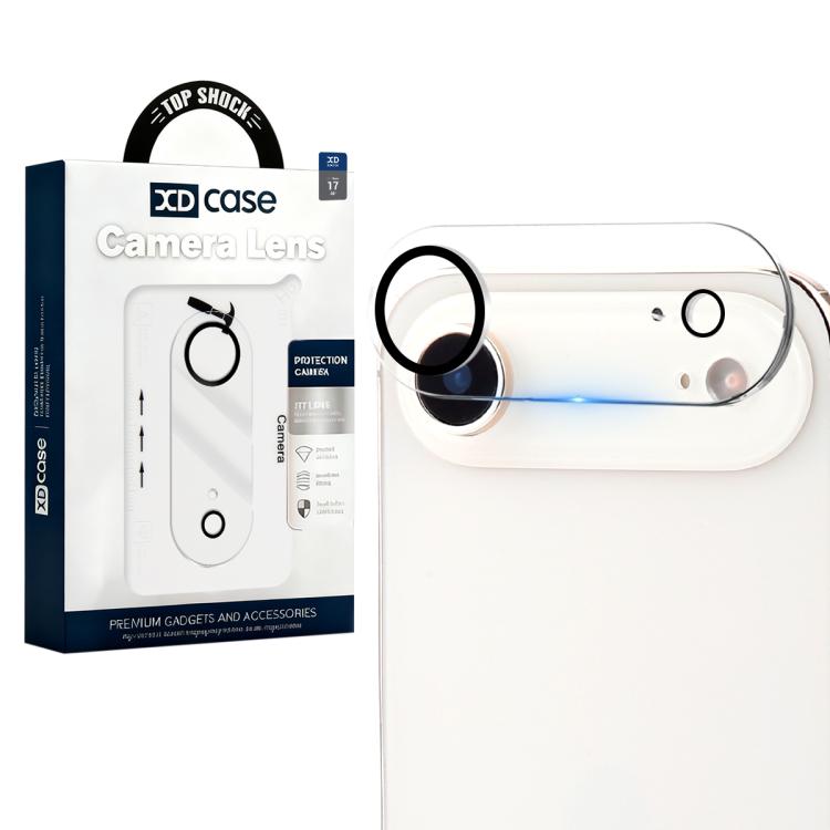 Pellicola per fotocamera posteriore integrata in vetro temperato con serigrafia XDcase, For iPhone 17 Pro Max, For iPhone 17 Pro, For iPhone 17, For iPhone Air, For iPhone 16 Pro / 16 Pro Max, For iPhone 16 / 16 Plus, For iPhone 15 Pro / 15 Pro Max    ...
