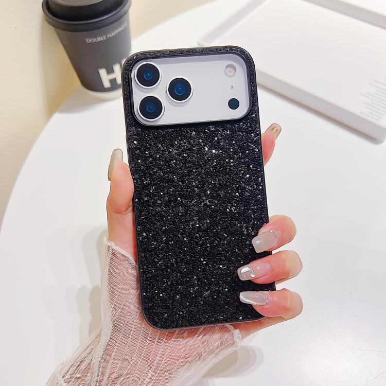 Custodia per telefono in TPU antiurto con glitter in polvere, For iPhone 18, For iPhone 18 Pro, For iPhone 18 Pro Max, For iPhone 17 Pro Max