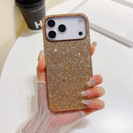 Custodia per telefono in TPU antiurto con glitter in polvere, For iPhone 17 Pro, For iPhone 17, For iPhone Air