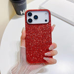Custodia per telefono in TPU antiurto con glitter in polvere, For iPhone 17 Pro, For iPhone 17, For iPhone Air