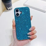 Custodia per telefono in TPU antiurto con glitter in polvere, For iPhone 17 Pro, For iPhone 17, For iPhone Air
