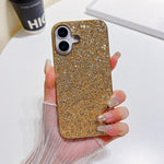 Custodia per telefono in TPU antiurto con glitter in polvere, For iPhone 17 Pro, For iPhone 17, For iPhone Air