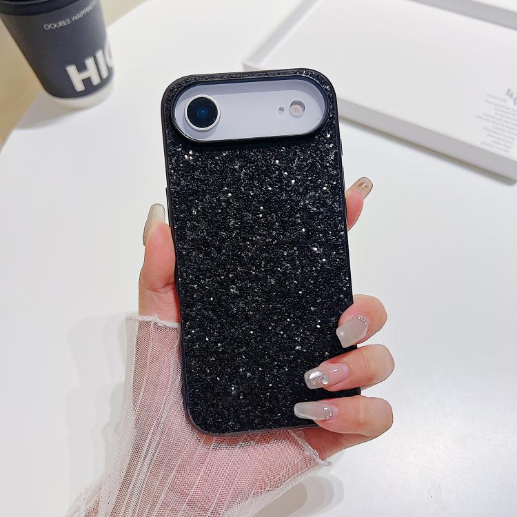 Custodia per telefono in TPU antiurto con glitter in polvere, For iPhone 17 Pro, For iPhone 17, For iPhone Air