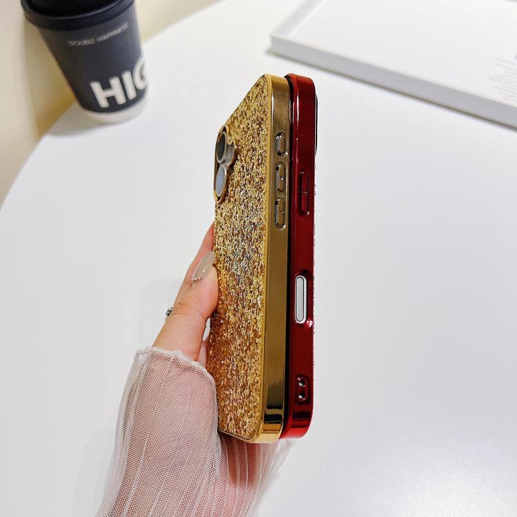 Custodia per telefono in TPU antiurto con glitter in polvere, For iPhone 18, For iPhone 18 Pro, For iPhone 18 Pro Max, For iPhone 17 Pro Max