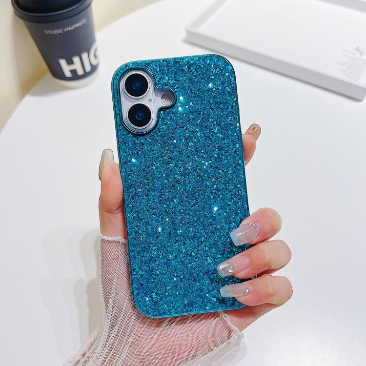 Custodia per telefono in TPU antiurto con glitter in polvere, For iPhone 18, For iPhone 18 Pro, For iPhone 18 Pro Max, For iPhone 17 Pro Max