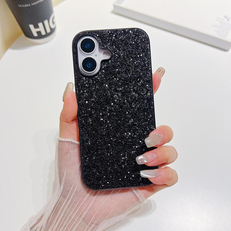 Custodia per telefono in TPU antiurto con glitter in polvere, For iPhone 18, For iPhone 18 Pro, For iPhone 18 Pro Max, For iPhone 17 Pro Max