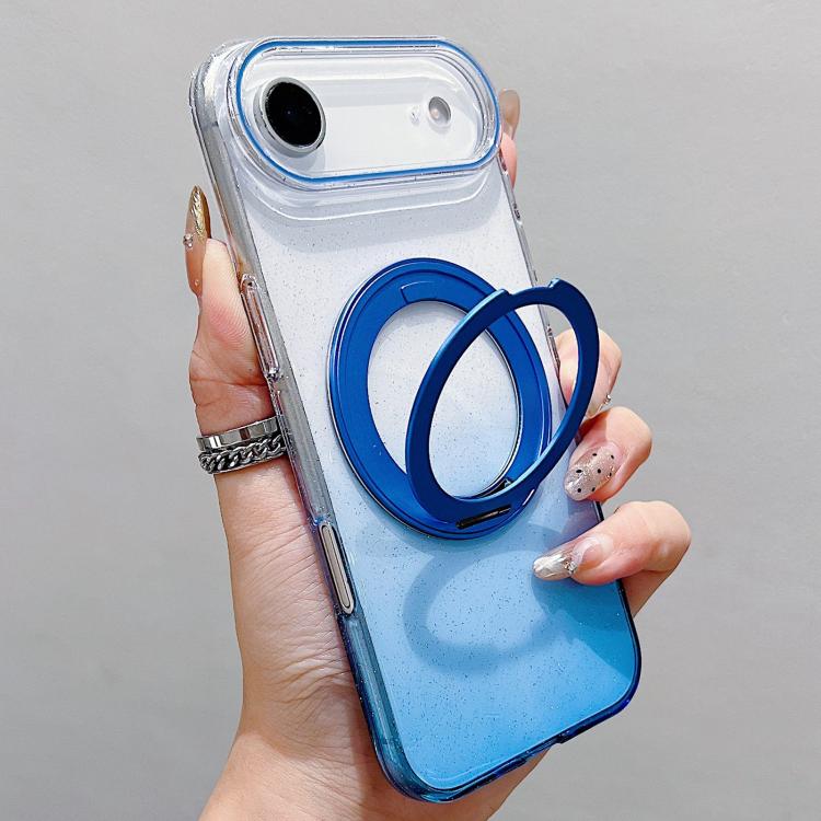 Custodia per telefono MagSafe con supporto girevole a 360 gradi e sfumatura trasparente., For iPhone 17 Pro Max, For iPhone 17 Pro, For iPhone 17, For iPhone Air, For iPhone 16 Pro Max, For iPhone 16 Pro