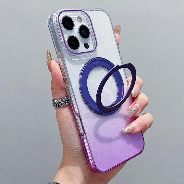 Custodia per telefono MagSafe con supporto girevole a 360 gradi e sfumatura trasparente., For iPhone 17 Pro Max, For iPhone 17 Pro, For iPhone 17, For iPhone Air, For iPhone 16 Pro Max, For iPhone 16 Pro