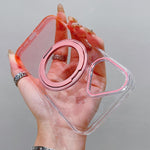 Custodia per telefono MagSafe con supporto girevole a 360 gradi e sfumatura trasparente., For iPhone 16 Plus, For iPhone 16