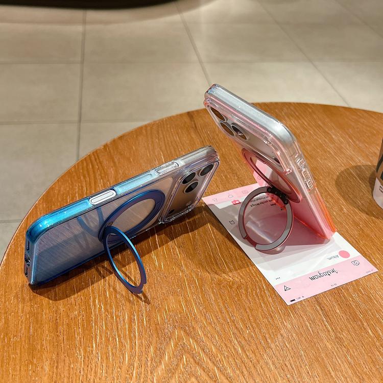 Custodia per telefono MagSafe con supporto girevole a 360 gradi e sfumatura trasparente., For iPhone 17 Pro Max, For iPhone 17 Pro, For iPhone 17, For iPhone Air, For iPhone 16 Pro Max, For iPhone 16 Pro