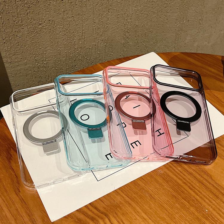 Anello porta cellulare trasparente in metallo colorato con MagSafe., For iPhone 16 Plus, For iPhone 16