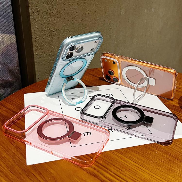 Anello porta cellulare trasparente in metallo colorato con MagSafe., For iPhone 16 Plus, For iPhone 16