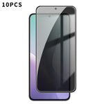 10 pezzi Kalebol Pellicola in vetro temperato ad alto contenuto di alluminio con serigrafia a copertura totale e bordo nero per la privacy, For Galaxy M47 5G, For Galaxy M56 5G, For Galaxy M55, For Galaxy M34 5G, For Galaxy M54 5G, For Galaxy M14 5G   ...
