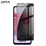 10 pezzi Kalebol Pellicola in vetro temperato ad alto contenuto di alluminio con serigrafia a copertura totale e bordo nero per la privacy, For Galaxy M47 5G, For Galaxy M56 5G, For Galaxy M55, For Galaxy M34 5G, For Galaxy M54 5G, For Galaxy M14 5G   ...