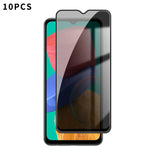 10 pezzi Kalebol Pellicola in vetro temperato ad alto contenuto di alluminio con serigrafia a copertura totale e bordo nero per la privacy, For Galaxy M47 5G, For Galaxy M56 5G, For Galaxy M55, For Galaxy M34 5G, For Galaxy M54 5G, For Galaxy M14 5G   ...