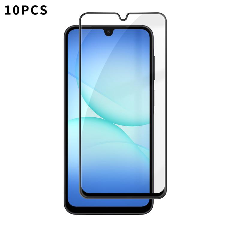 10 pezzi Kalebol Pellicola in vetro temperato HD ad alto contenuto di alluminio, serigrafata, a copertura totale, anti-impronta, con bordo nero, For Galaxy A08 4G / 5G, For Galaxy A18 4G / 5G, For Galaxy A57 5G, For Galaxy A37 5G, For Galaxy A27 5G    ...