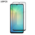 10 pezzi Kalebol Pellicola in vetro temperato HD ad alto contenuto di alluminio, serigrafata, a copertura totale, anti-impronta, con bordo nero, For Galaxy A08 4G / 5G, For Galaxy A18 4G / 5G, For Galaxy A57 5G, For Galaxy A37 5G, For Galaxy A27 5G    ...