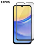 10 pezzi Kalebol Pellicola in vetro temperato HD ad alto contenuto di alluminio, serigrafata, a copertura totale, anti-impronta, con bordo nero, For Galaxy A08 4G / 5G, For Galaxy A18 4G / 5G, For Galaxy A57 5G, For Galaxy A37 5G, For Galaxy A27 5G    ...