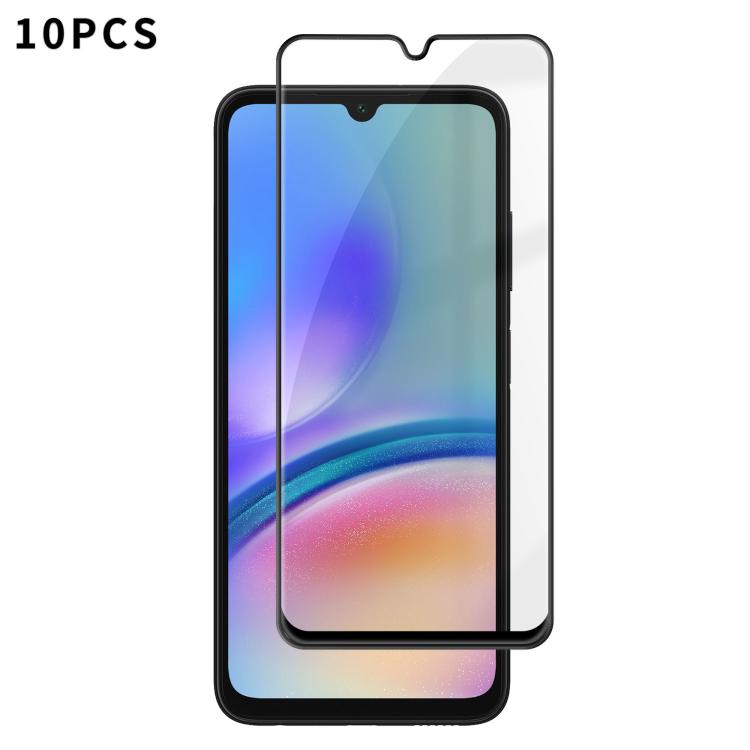 10 pezzi Kalebol Pellicola in vetro temperato HD ad alto contenuto di alluminio, serigrafata, a copertura totale, anti-impronta, con bordo nero, For Galaxy A08 4G / 5G, For Galaxy A18 4G / 5G, For Galaxy A57 5G, For Galaxy A37 5G, For Galaxy A27 5G    ...