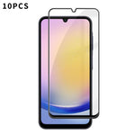 10 pezzi Kalebol Pellicola in vetro temperato HD ad alto contenuto di alluminio, serigrafata, a copertura totale, anti-impronta, con bordo nero, For Galaxy A08 4G / 5G, For Galaxy A18 4G / 5G, For Galaxy A57 5G, For Galaxy A37 5G, For Galaxy A27 5G    ...
