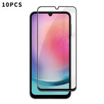 10 pezzi Kalebol Pellicola in vetro temperato HD ad alto contenuto di alluminio, serigrafata, a copertura totale, anti-impronta, con bordo nero, For Galaxy A08 4G / 5G, For Galaxy A18 4G / 5G, For Galaxy A57 5G, For Galaxy A37 5G, For Galaxy A27 5G    ...