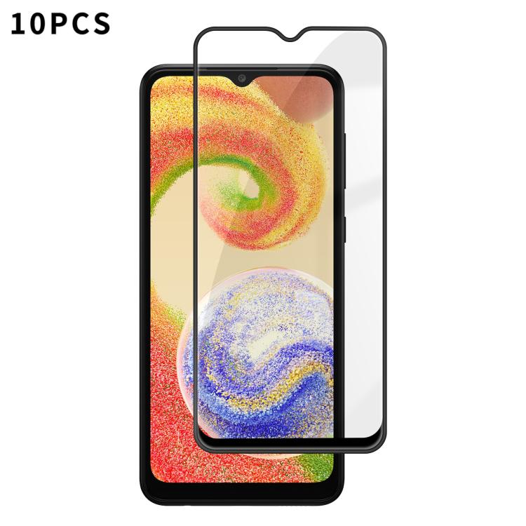 10 pezzi Kalebol Pellicola in vetro temperato HD ad alto contenuto di alluminio, serigrafata, a copertura totale, anti-impronta, con bordo nero, For Galaxy A08 4G / 5G, For Galaxy A18 4G / 5G, For Galaxy A57 5G, For Galaxy A37 5G, For Galaxy A27 5G    ...