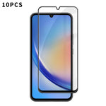 10 pezzi Kalebol Pellicola in vetro temperato HD ad alto contenuto di alluminio, serigrafata, a copertura totale, anti-impronta, con bordo nero, For Galaxy A08 4G / 5G, For Galaxy A18 4G / 5G, For Galaxy A57 5G, For Galaxy A37 5G, For Galaxy A27 5G    ...