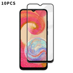 10 pezzi Kalebol Pellicola in vetro temperato HD ad alto contenuto di alluminio, serigrafata, a copertura totale, anti-impronta, con bordo nero, For Galaxy A08 4G / 5G, For Galaxy A18 4G / 5G, For Galaxy A57 5G, For Galaxy A37 5G, For Galaxy A27 5G    ...