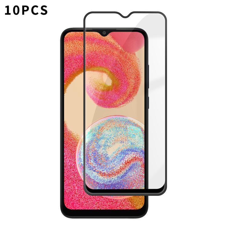 10 pezzi Kalebol Pellicola in vetro temperato HD ad alto contenuto di alluminio, serigrafata, a copertura totale, anti-impronta, con bordo nero, For Galaxy A08 4G / 5G, For Galaxy A18 4G / 5G, For Galaxy A57 5G, For Galaxy A37 5G, For Galaxy A27 5G    ...