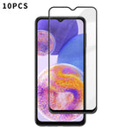 10 pezzi Kalebol Pellicola in vetro temperato HD ad alto contenuto di alluminio, serigrafata, a copertura totale, anti-impronta, con bordo nero, For Galaxy A04, For Galaxy A04s, For Galaxy A23 4G, For Galaxy A53 5G, For Galaxy A33 5G, For Galaxy A13 5G