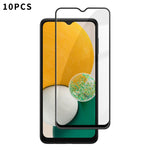 10 pezzi Kalebol Pellicola in vetro temperato HD ad alto contenuto di alluminio, serigrafata, a copertura totale, anti-impronta, con bordo nero, For Galaxy A04, For Galaxy A04s, For Galaxy A23 4G, For Galaxy A53 5G, For Galaxy A33 5G, For Galaxy A13 5G