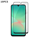 10 pezzi Kalebol Pellicola in vetro temperato HD ad alto contenuto di alluminio, serigrafata, a copertura totale, anti-impronta, con bordo nero, For Galaxy A08 4G / 5G, For Galaxy A18 4G / 5G, For Galaxy A57 5G, For Galaxy A37 5G, For Galaxy A27 5G    ...
