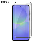 10 pezzi Kalebol Pellicola in vetro temperato HD ad alto contenuto di alluminio, serigrafata, a copertura totale, anti-impronta, con bordo nero, For Galaxy A08 4G / 5G, For Galaxy A18 4G / 5G, For Galaxy A57 5G, For Galaxy A37 5G, For Galaxy A27 5G    ...