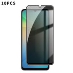 10 pezzi Kalebol Pellicola in vetro temperato ad alto contenuto di alluminio con serigrafia a copertura totale e bordo nero per la privacy, For Galaxy A08 4G / 5G, For Galaxy A18 4G / 5G, For Galaxy A57 5G, For Galaxy A37 5G, For Galaxy A27 5G         ...