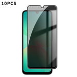 10 pezzi Kalebol Pellicola in vetro temperato ad alto contenuto di alluminio con serigrafia a copertura totale e bordo nero per la privacy, For Galaxy A08 4G / 5G, For Galaxy A18 4G / 5G, For Galaxy A57 5G, For Galaxy A37 5G, For Galaxy A27 5G         ...