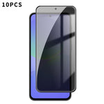 10 pezzi Kalebol Pellicola in vetro temperato ad alto contenuto di alluminio con serigrafia a copertura totale e bordo nero per la privacy, For Galaxy A08 4G / 5G, For Galaxy A18 4G / 5G, For Galaxy A57 5G, For Galaxy A37 5G, For Galaxy A27 5G         ...