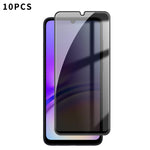 10 pezzi Kalebol Pellicola in vetro temperato ad alto contenuto di alluminio con serigrafia a copertura totale e bordo nero per la privacy, For Galaxy A08 4G / 5G, For Galaxy A18 4G / 5G, For Galaxy A57 5G, For Galaxy A37 5G, For Galaxy A27 5G         ...