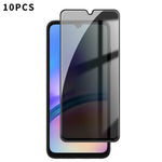 10 pezzi Kalebol Pellicola in vetro temperato ad alto contenuto di alluminio con serigrafia a copertura totale e bordo nero per la privacy, For Galaxy A08 4G / 5G, For Galaxy A18 4G / 5G, For Galaxy A57 5G, For Galaxy A37 5G, For Galaxy A27 5G         ...