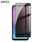 10 pezzi Kalebol Pellicola in vetro temperato ad alto contenuto di alluminio con serigrafia a copertura totale e bordo nero per la privacy, For Galaxy A08 4G / 5G, For Galaxy A18 4G / 5G, For Galaxy A57 5G, For Galaxy A37 5G, For Galaxy A27 5G         ...