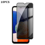 10 pezzi Kalebol Pellicola in vetro temperato ad alto contenuto di alluminio con serigrafia a copertura totale e bordo nero per la privacy, For Galaxy A08 4G / 5G, For Galaxy A18 4G / 5G, For Galaxy A57 5G, For Galaxy A37 5G, For Galaxy A27 5G         ...