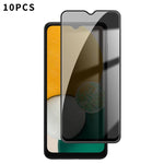 10 pezzi Kalebol Pellicola in vetro temperato ad alto contenuto di alluminio con serigrafia a copertura totale e bordo nero per la privacy, For Galaxy A04, For Galaxy A04s, For Galaxy A23 4G, For Galaxy A53 5G, For Galaxy A33 5G, For Galaxy A13 5G