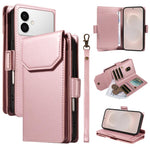 Portafoglio multi-carta, custodia in pelle per telefono con cinturino, For Galaxy S26 FE 5G, For Galaxy S26 Edge 5G, For Galaxy S26 Ultra 5G, For Galaxy S26 5G