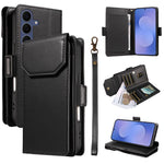 Portafoglio multi-carta, custodia in pelle per telefono con cinturino, For Galaxy S26 FE 5G, For Galaxy S26 Edge 5G, For Galaxy S26 Ultra 5G, For Galaxy S26 5G