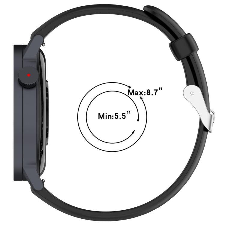Cinturino per orologio xDFind in silicone a tinta unita, For Nothing CMF Watch 3 Pro / Watch Pro2 22mm, For Nothing CMF Watch 3 Pro / Watch Pro2 20mm