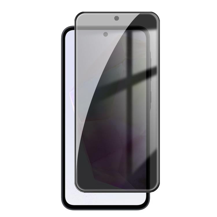 Pellicola per vetri temperati Kalebol ad alto contenuto di alluminio, serigrafata a copertura totale con bordo nero e privacy., For Galaxy A08 4G / 5G, For Galaxy A18 4G / 5G, For Galaxy A57 5G, For Galaxy A37 5G, For Galaxy A27 5G, For Galaxy A07 4G /...